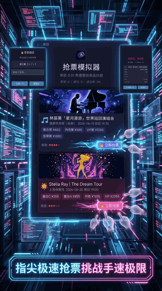 抢票模拟器截图1