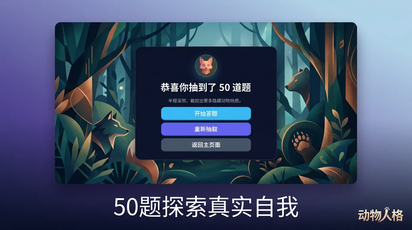 动物人格测试截图2