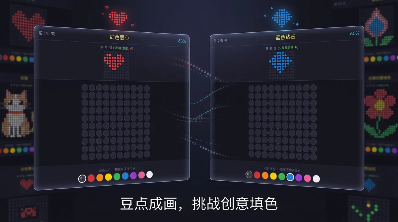 拼豆填色