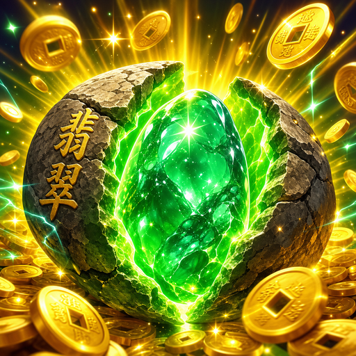 翡翠解石模拟器一刀穷一刀富一刀披麻布