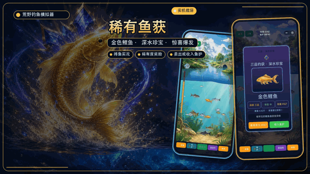 荒野钓鱼模拟器截图1