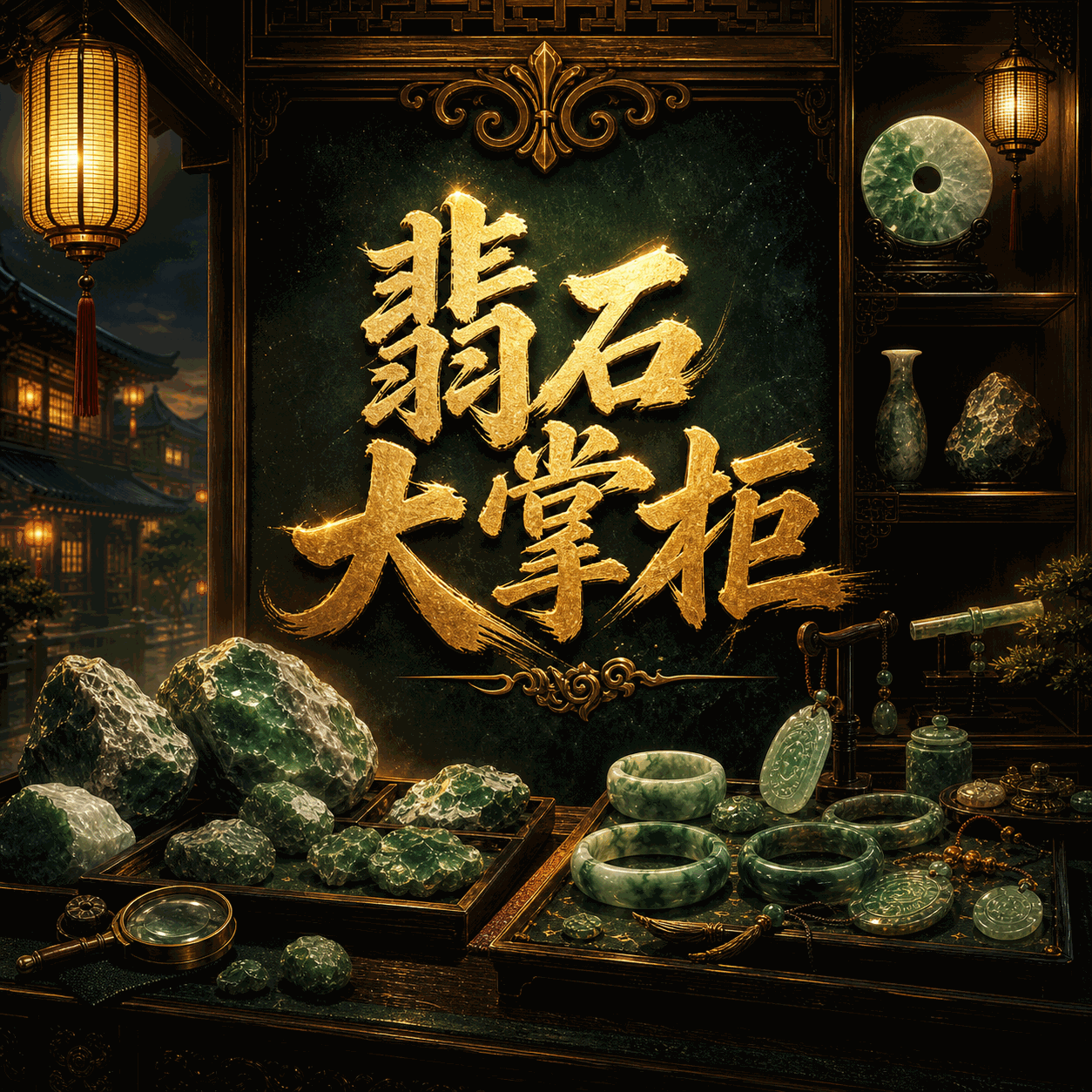 翡石大掌柜翡翠开石模拟器