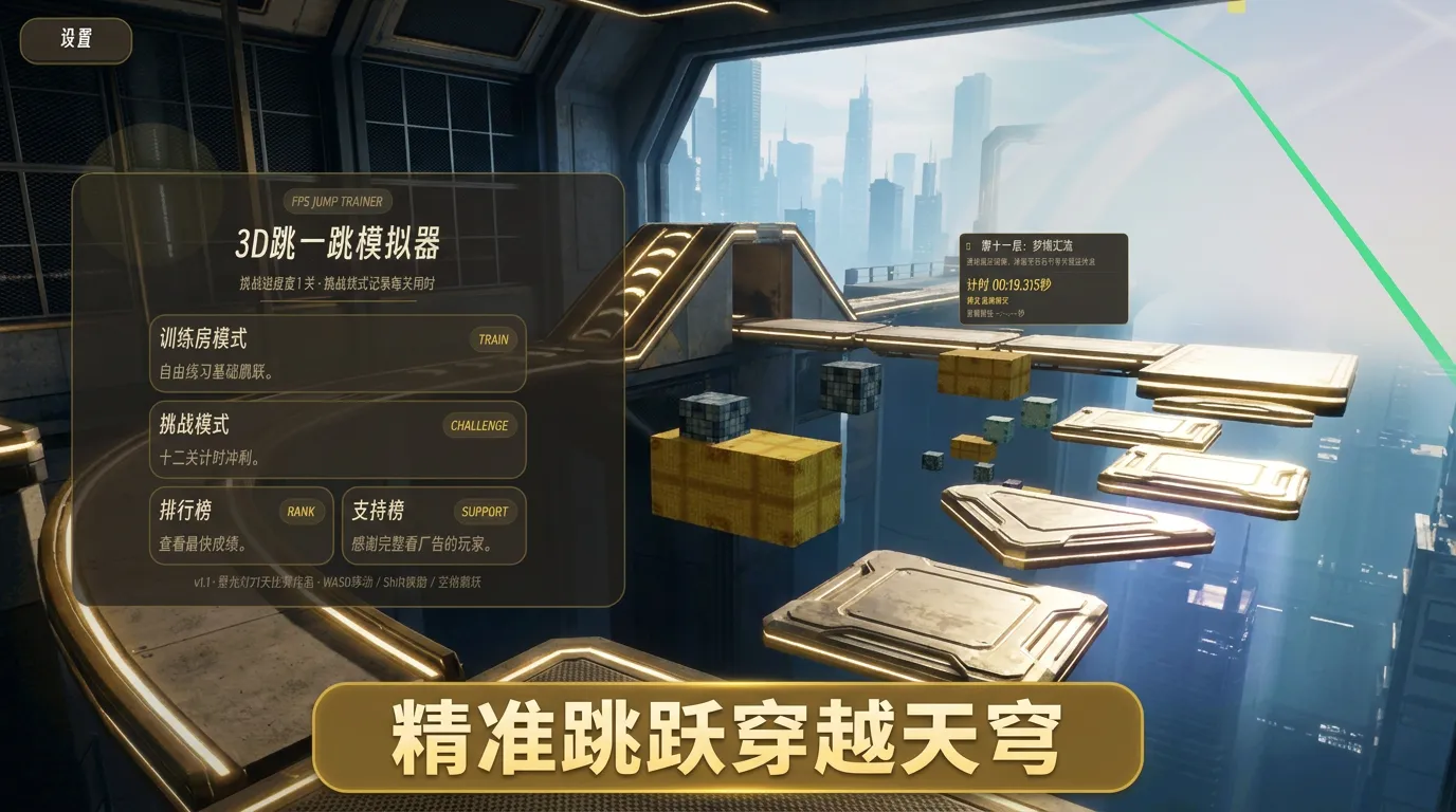 3d跳一跳模拟器截图1