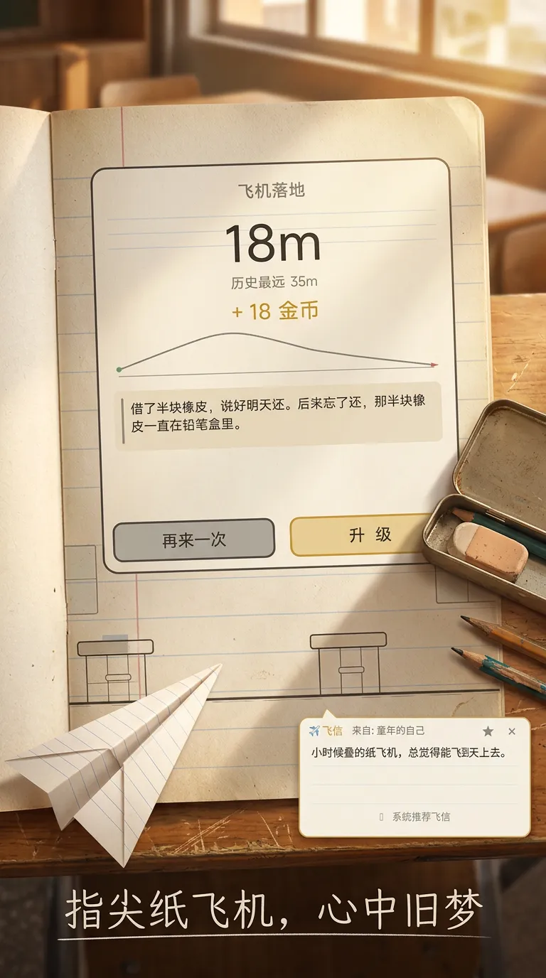 童年的纸飞机