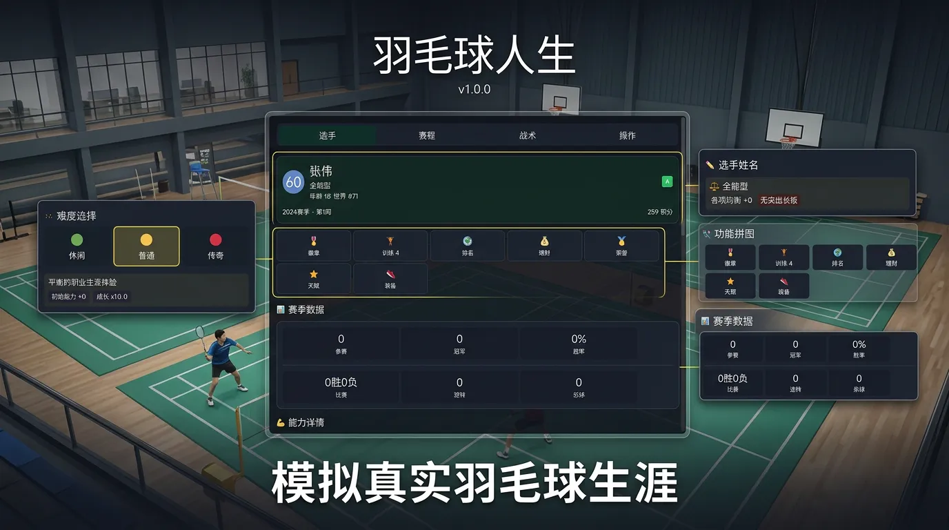 羽毛球人生截图1