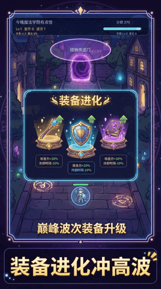 今晚魔法学院有点怪