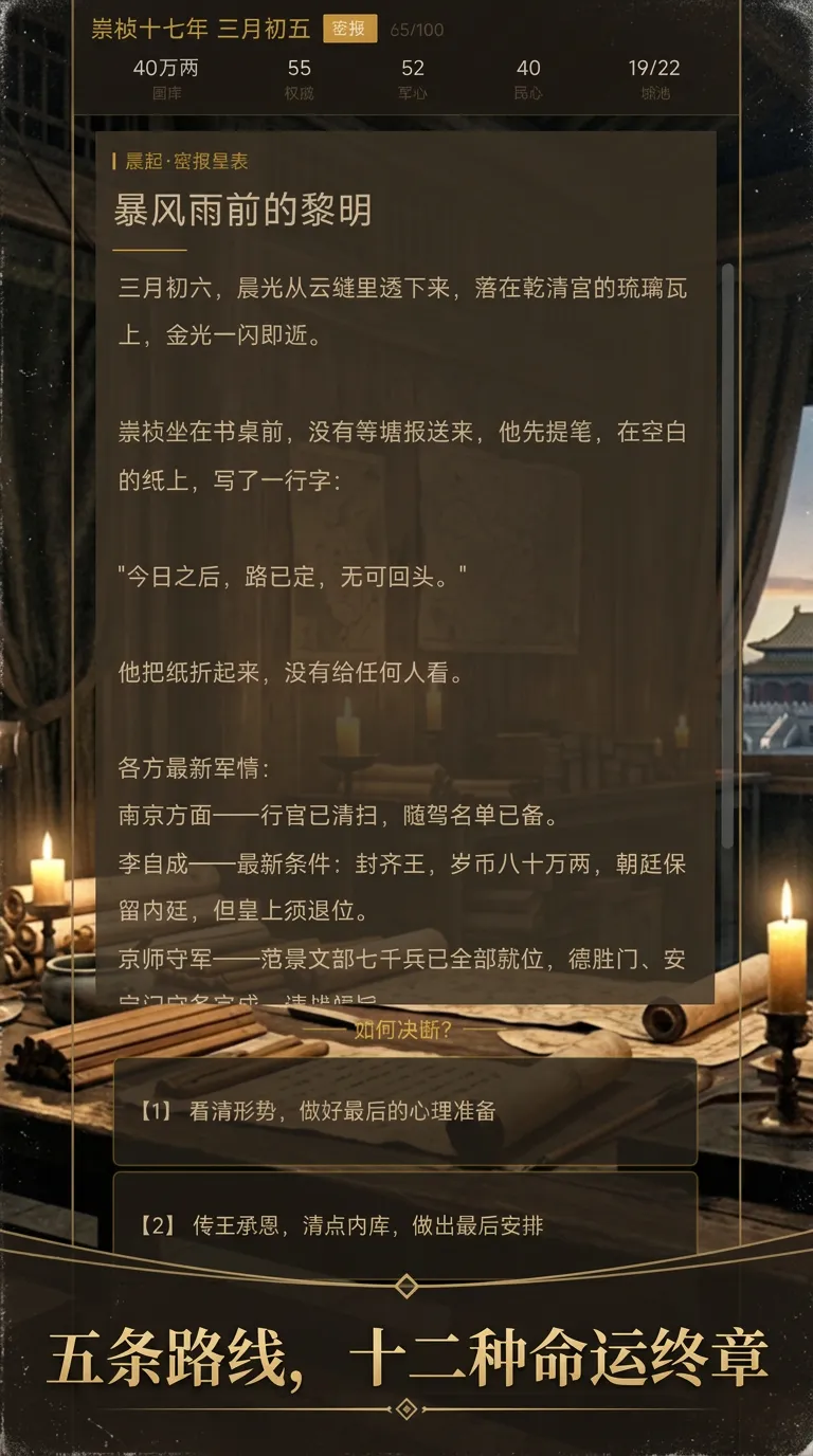 崇祯明末之殇