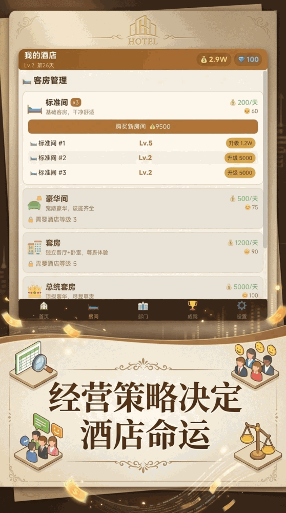 文字经营酒店截图3