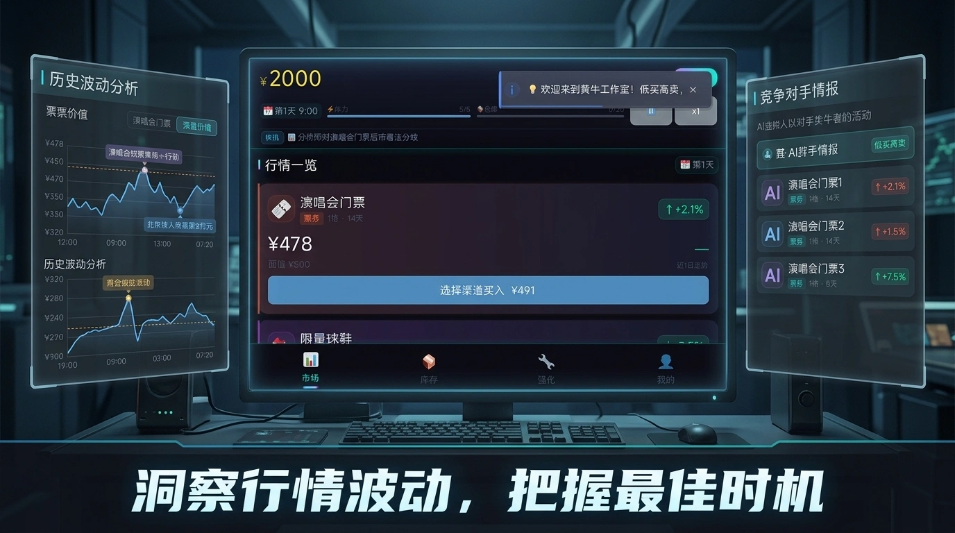 黄牛工作室模拟器