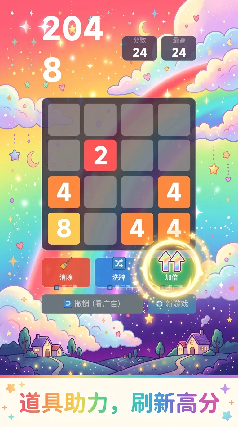 彩虹2048截图3