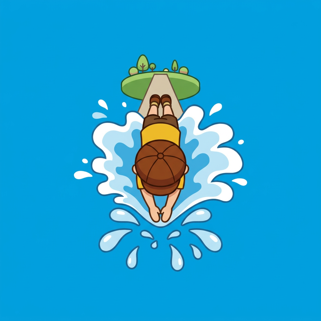 浮岛跳水