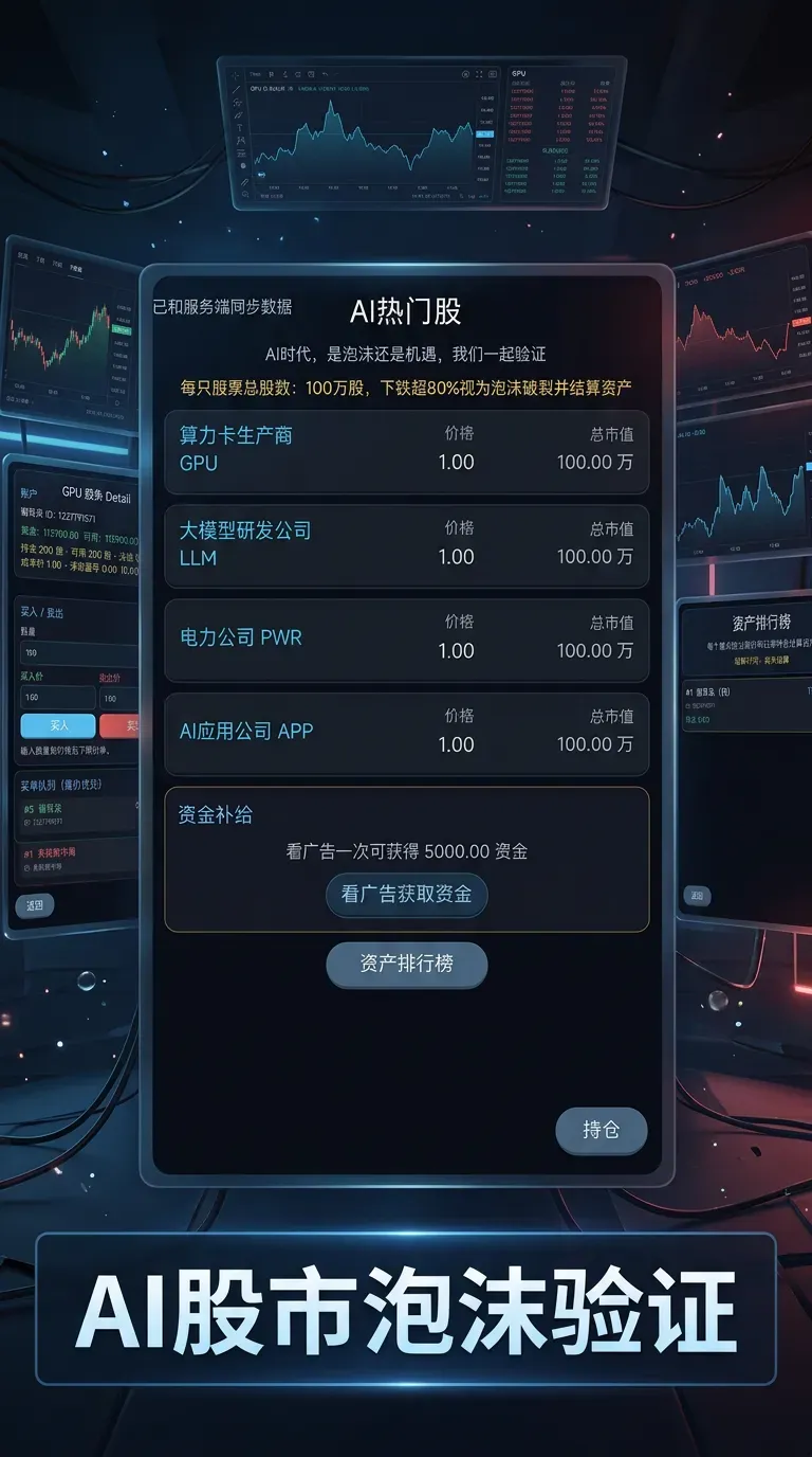 一起吹泡沫ai股模拟器截图1