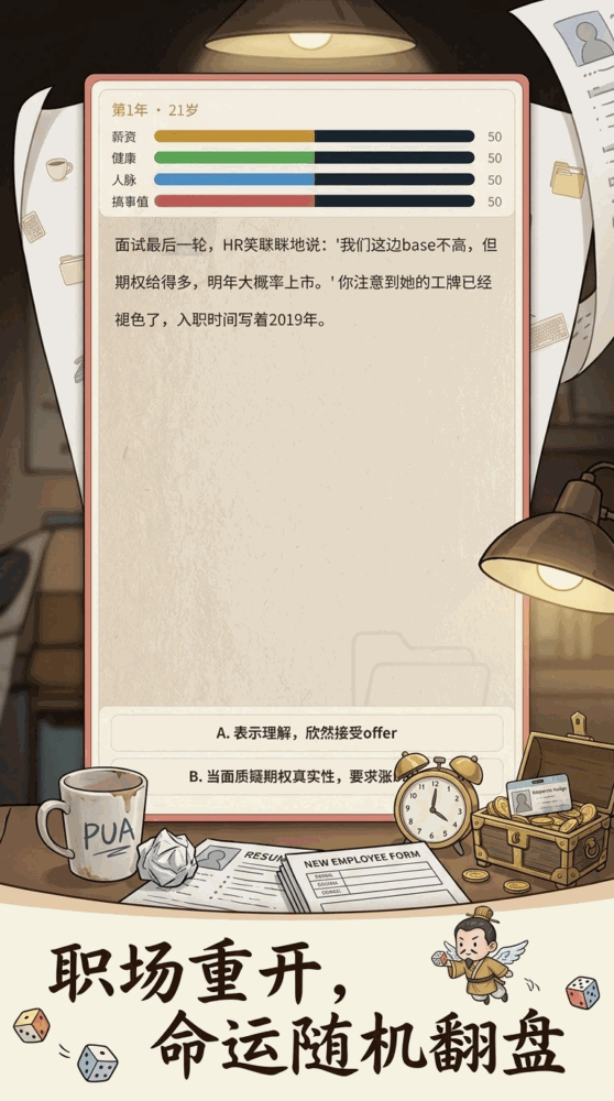 离谱职场重生记