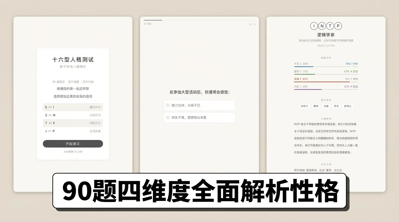 十六型人格测试截图1