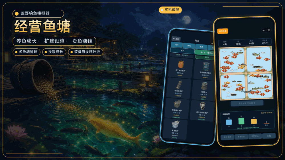 荒野钓鱼模拟器截图3